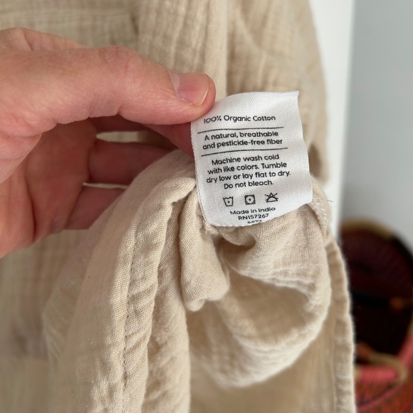 Mate the Label Hooded Gauze tunic - Picture 3 of 5